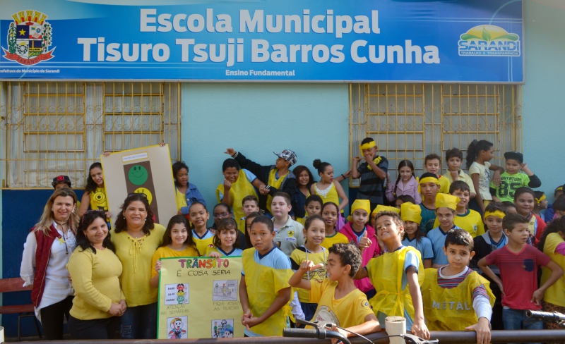 Passeata marca movimento “Maio Amarelo” em Sarandi